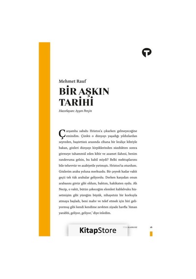 Bir Aşkın Tarihi / Mehmet Rauf