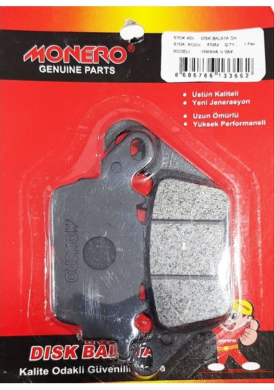 Mnr Fren Balatası Ön Yamaha Nmax 125 155, Delıght 125 (2017-2018) (533145308)