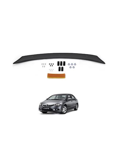 Honda Civic 2010 2011 2012 Ön Kaput Koruyucu Rüzgarlığı