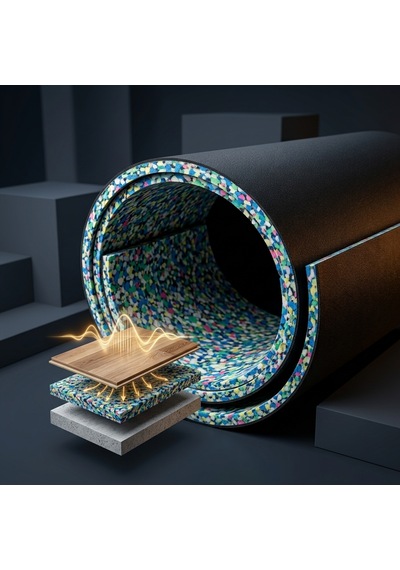 13 Mm Parke Altı Ses Yalıtımı Bariyerli Sespan
