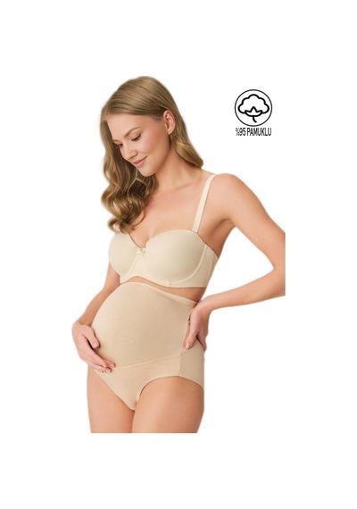 Lirona 3'lü Paket Karışık Renk 23582 Tam Uyumlu Pamuk Yumuşak Hamile Loh Çok Renkli