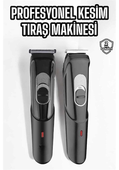 Saç Sakal Lazer Epilasyon Öncesi Tüy Kısaltma Makinesi Unısex 4 Taraklı 1 - 2 Saat