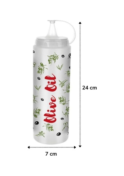 5dm-şeffaf Kapaklı Sızdırmaz Yağlık Sosluk Şişesi Plastik Yağdanlık 400 Ml Desensiz Sku: Smg8690010557919 Açık Gri