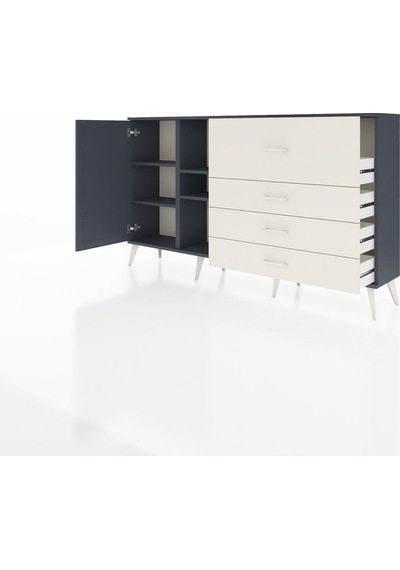 Arges Konsol 4 Raflı 4 Çekmeceli Tek Kapaklı 176x30x99 Antrasit-antrasit/aytaşı Antrasıt/aytası - Antrasıt Arges Konsol 4 Raflı 4 Çekmeceli Tek Kapaklı 176x30x99 Antrasit-antrasit/aytaşı Antrasıt/aytası - Antrasıt