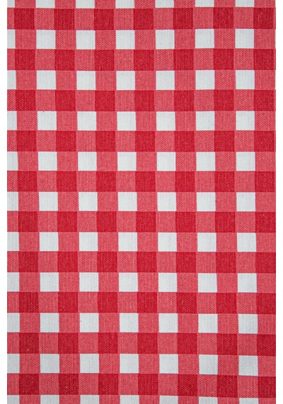 Duck Kareli Kırlent Kılıfı Kırmızı Beyaz V1 45x45 Kırmızı - Beyaz
