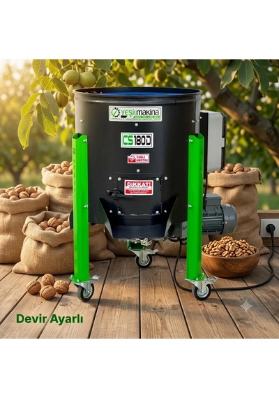 Yeşil Makina Cs 180-d Devir Ayarlı Ceviz Soyma Makinesi
