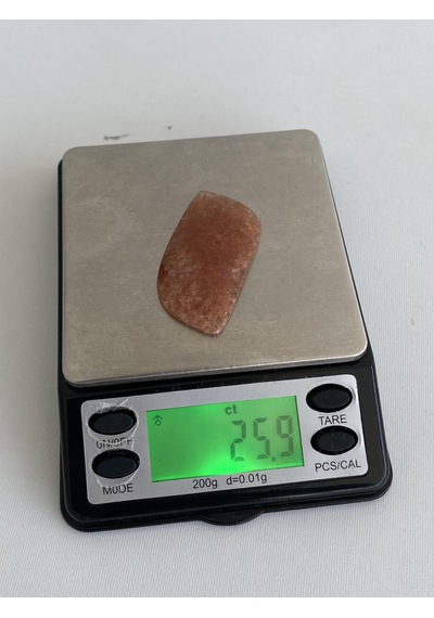 Faset Kesim Doğal Andesine Güneş Taşı 25,8 Karat Çok Renkli