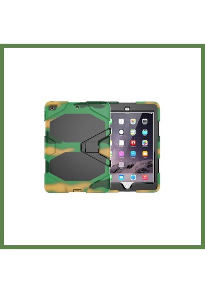 Bezos Apple iPad Uyumlu 5 Air 9.7 Kılıf Griffin Tablet Kapak - Kamuflaj Hb006