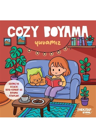 Cozy Boyama / Yuvamız Boya - Kopart - As Boyama Kitapları