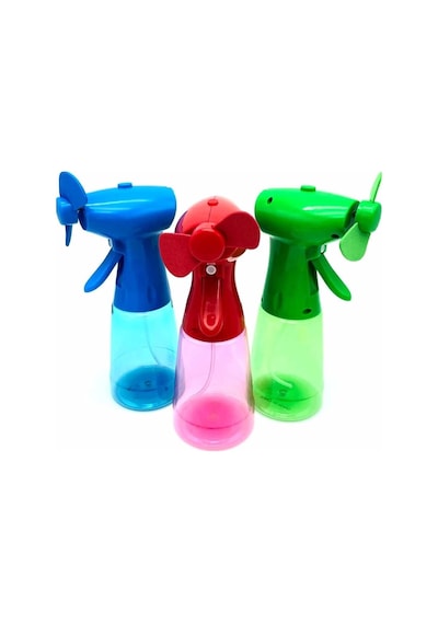 Sulu El Fanı Vantilatör Serinletici Mini Klima Yüz Soğutma Fanı 350 Ml Su Tankı Pilli Water Spray