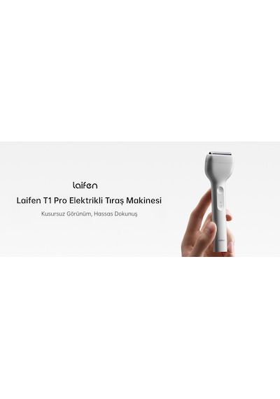Laifen T1 Pro Tıraş Makinesi ve Sakal Düzeltici Koyu Gri