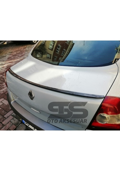 Renault Megane 2 Sedan Bagaj Üstü Spoiler Piano Black