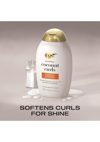 Bukleli Saçlar İçin Nemlendirici Coconut Curls Şampuan 385 Ml