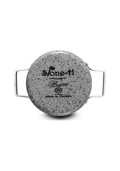 Brioni Stone-h 28 Cm Çizilmez Yanmaz Yapışmaz Indüksiyon Derin Tencere Beyaz