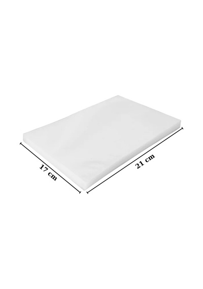 Endüstriyel Vakum Poşet Torba Et Tavuk Peynir Gıdayla Temasa Uygun 65 Mikron Düz 21x17 Cm 50 Adet