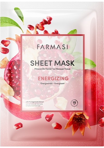 Farmasi Nar Özü Energizing Kağıt Yüz Maskesi