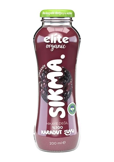 Elite %100 Organik Karadut Suyu 200 ML
