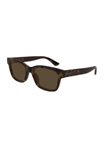 Gucci Gg 1716s 002 54 Unisex Kare Kırçıllı Kahverengi Kemik Güneş Gözlüğü Kahverengi