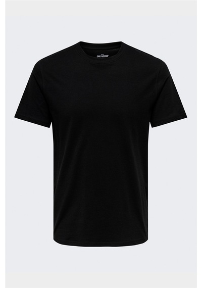 Only & Sons Onsmax Lıfe Ss Stıtch Tee Noos Erkek Siyah T-shirt - 22025208