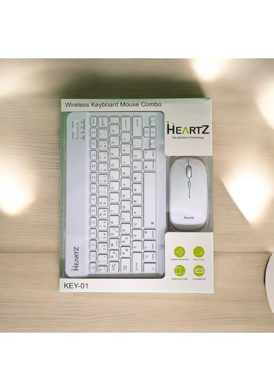Key 01 Kablosuz Bluetooth Wireless Tümü Türkçe Karakterli İ Ü Ğ Harfleri Bulunur Klavye Mouse Seti Beyaz Diğer