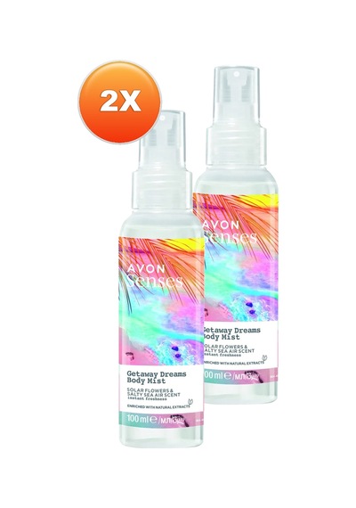 Senses Getaway Dreams Deniz Tuzu Ve Güneş Çiçeği Kokulu Vücut Spreyi 100 Ml. İkili Set - 612173024