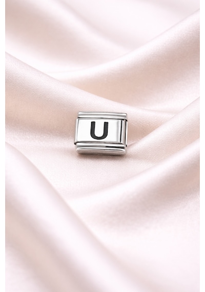 U Harfli Charm Paslanmaz Çelik Harf Charm Kişiye Özel Bileklik Aksesuarı Diğer 89373644