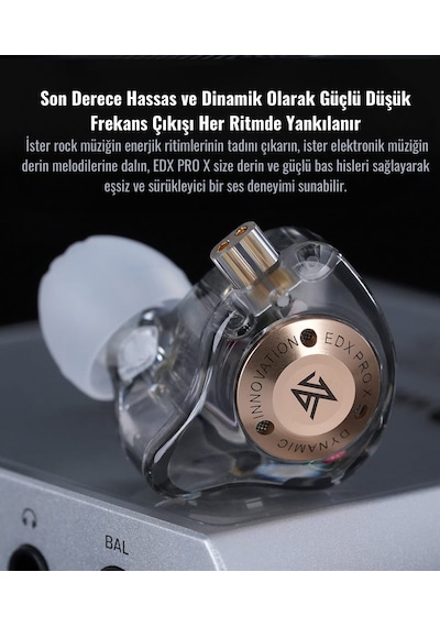 Sipariş Vakti Kz Edx Pro X 1DD Dinamik Sürücü Kulak Içi Kulaklık