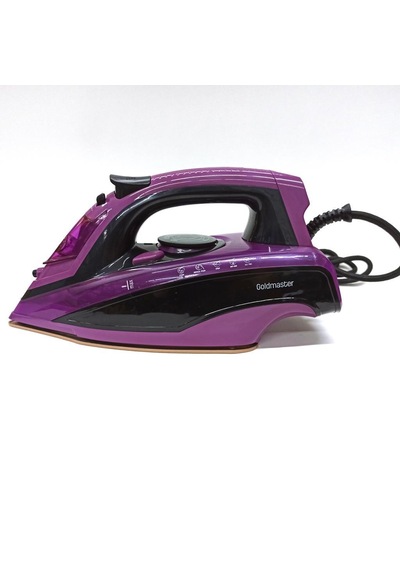 Goldmaster Airjet Gm-7618 Buharlı Ütü Mor 170 G/dk Şok Buhar Perf