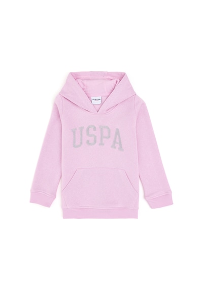 U.S. Polo Assn. Kız Çocuk Pembe Kapüşonlu Basic Sweatshirt 50296388-VR041 U.S. Polo Assn. Kız Çocuk Pembe Kapüşonlu Basic Sweatshirt 50296388-VR041
