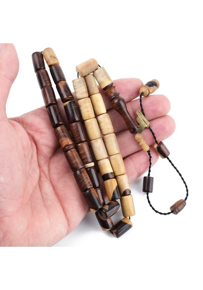 Cocus Ağacı Yumuşak Kesme Kesim 8.5x14mm Tesbih