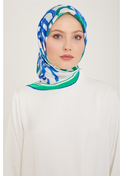 Armine Sura İpek Eşarp 24ya9123 54 - Desenli