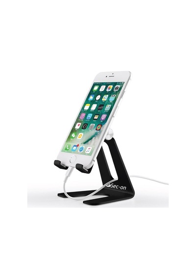 Sc-500 Katlanabilir Alüminyum Masaüstü Telefon Tablet Standı Siy SİYAH,GRİ