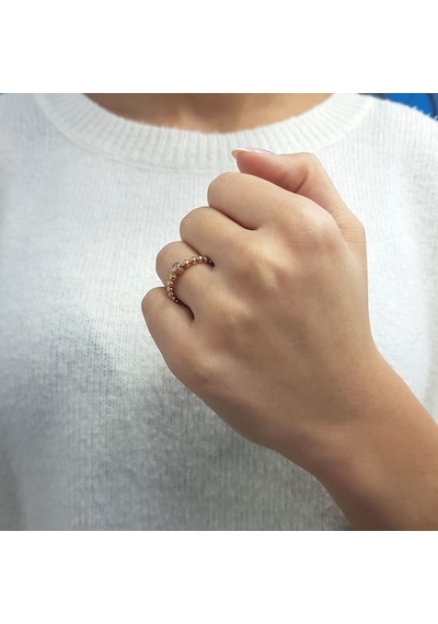 Lova G Renk 0,08 Karat Pırlanta Tektaş Yüzük - 1040206
