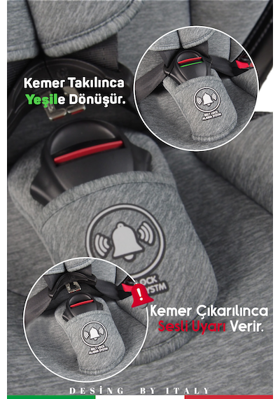 Prego Profix Pro Signal 360  Derece Dönebilen Isofixli 0-36 KG Oto Koltuğu