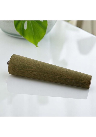 Ahşap Ayak 15 Cm Orman Yeşili M8 Civatalı Bağlantı Aparatlı Dolap Mobilya Koltuk Kanepe Destek Ayağı Ayakları Orman Yeşili