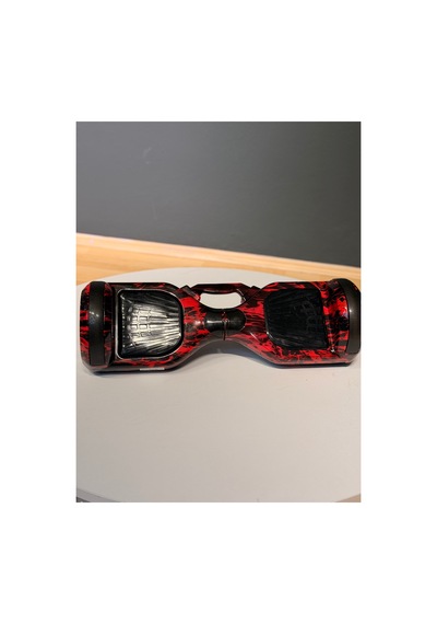 Hoverboard 6.5 İnç Led Işıklı Taşıma Kollu 36v 5.2ah Elektrikli Kaykay Bordo
