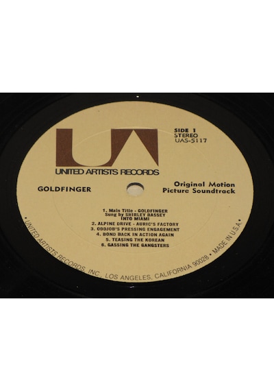 Goldfınger - James Bond Soundtrack - 33Lp