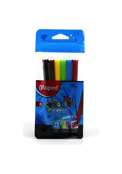 Maped Color Peps Ocean 6 Renk Keçeli Kalem 845723