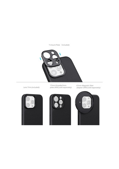 Smallrig 4988 Apple iPhone Uyumlu 16 Pro Filmov Hafif Fotoğrafçılık Kılıfı Seti