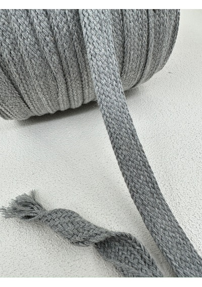 2 Cm Tres Şerit-5 Metre- Gri Melanj