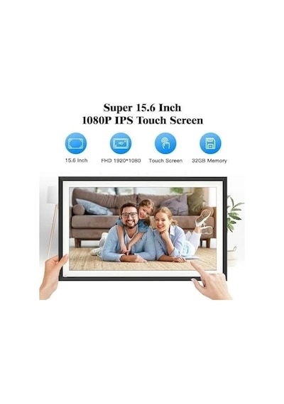 Nethgrow 15.6 Inc Dijital Resim Çerçevesi Wifi 32 Gb 1920x1080 Ips