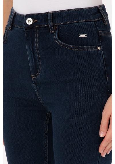 U.s. Polo Assn. Kadın Koyu Mavi Pantolon Jean 50315767-dn0023 Dark Blue