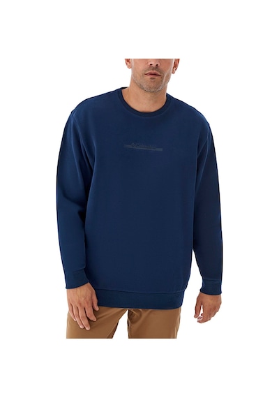Columbia Csc Basic Bar Split Crew Erkek Sweatshirt-7391 Koyu Lacivert
