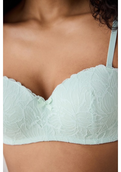 Penti Lotus Lace Dantel Mint Yeşili Straplez Sütyen
