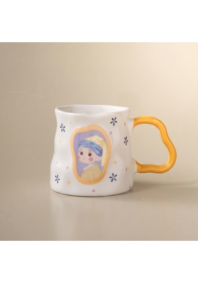 Karaca Canvas Sarı Kupa 380 Ml