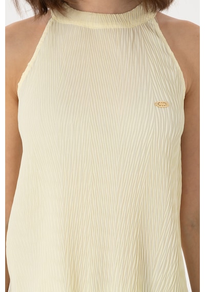 U.S. Polo Assn. Kadın Limon Kolsuz Bluz 50299511-VR035