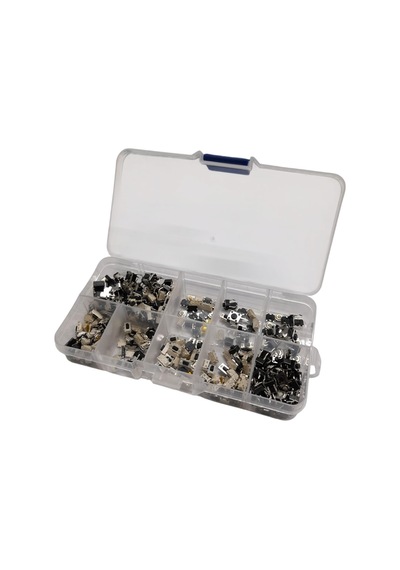 Kfr-45 272 Parça Karışık Mikro Buton Anahtar Tact Switch Seti Smd Ve Tht Çeşitleri