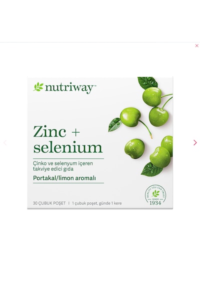 Amway Zinc + Selenium Takviye Edici Gıda 30 Şase