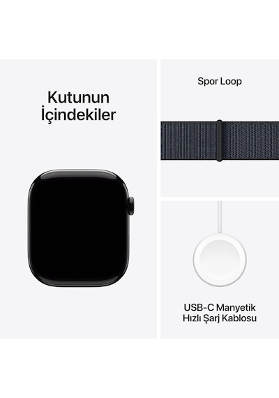 Apple Watch Series 10 GPS + Cellular 42 MM Alüminyum Kasa Spor Loop Akıllı Saat (Apple Türkiye Garantili)