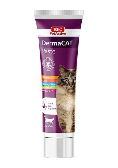 Bio Petactive Dermacat Parlak Tüy ve Deri Için Kedi Vitamini Paste 100 ML